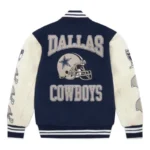 Ovo x NFL Dallas Cowboys Varsity Navy Jacket-back