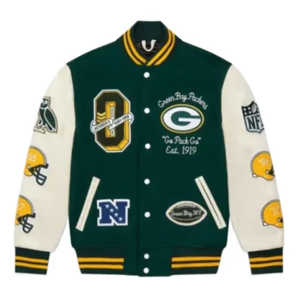 Ovo x NFL Green Bay Packers Varsity Jacket