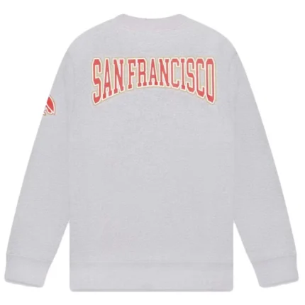 Ovo x Nfl San Francisco 49ers Heather Grey Crewneck-back