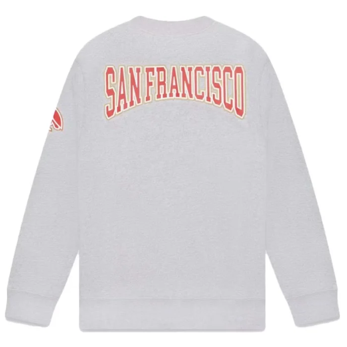 Ovo x Nfl San Francisco 49ers Heather Grey Crewneck-back