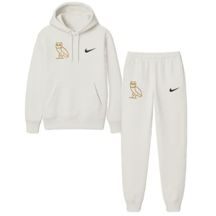 Ovo x Nike White Tracksuit