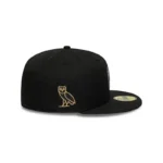 Ovo x Toronto Raptors 59Fifty Black Hat-side